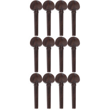 12Pièces Accessoires Violon, Chevilles D'accord Noires En