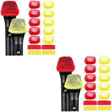 200Pièces Protège-Microphones Jetables En Tissu Non Multicolores