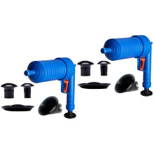 2Pièces Brosse Déboucheur Bleu, Plongeur Pour Évier