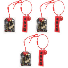 3Pièces Charms Omamori Japonais Sac En Coloré