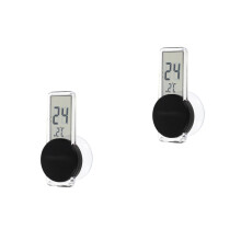 2Pièces Thermomètre Reptile Multi Usage Avec Ventouse Pour Aquarium