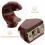 4 Pcs Wood Curtain Rod Bracket Support Rack 10