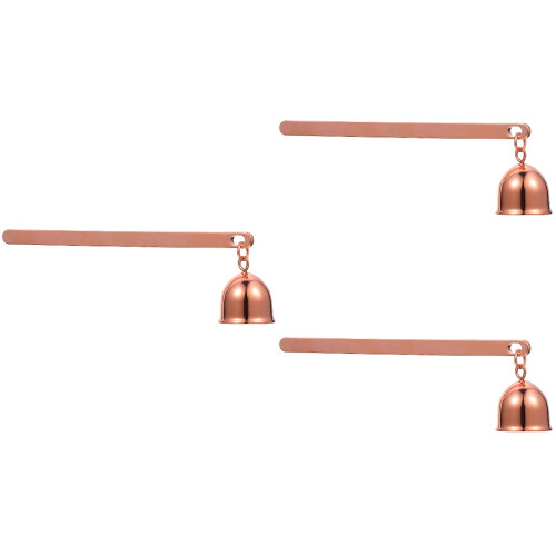 3Pièces Outil Extinction Acier Rose Gold Usage