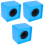 3Pièces Mic Logo Station Bleue Pratique Et Résistante Pour Interview 1