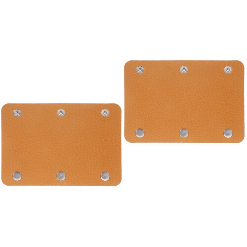 2Pièces Protège-Poignées Élégants Cuir PU Clair Pour