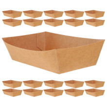 200Pièces Barquettes En Papier Pour Service Stockage