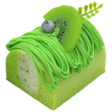 5Pièces Simulations De Gâteaux Artificiels Verts, Décors Attrayants