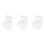 3Pcs Wall Mount Acrylic Mailbox Large Capacity Lockable Suggestion Box 6