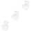 3Pcs Wall Mount Acrylic Mailbox Large Capacity Lockable Suggestion Box 7