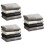 12Pièces Serviettes En Coton Six Couches Pour Bain Et 1