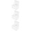 3Pcs Wall Mount Acrylic Mailbox Large Capacity Lockable Suggestion Box 9
