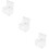 3Pcs Wall Mount Acrylic Mailbox Large Capacity Lockable Suggestion Box 10