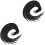 2Pièces Ornements Casque Noir Décor Durable Sûr 1