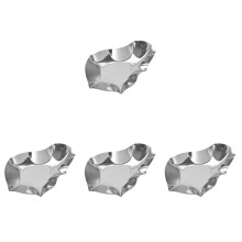 4Pièces Assiettes Huîtres Réutilisables Pour Four Barbecue