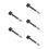 5Pièces Pickup Métal Pour Drum Africain Accessoire Noir Robuste 1