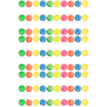 90Pièces Balles Sautillantes Multicolores Caoutchouc Doux Jeu Enfants