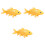 3Pièces Décoration Bureau Poisson Océan Animaux Simulés 1