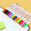 36Pcs Portable Whiteboard Eraser Pens Assorted Colors Comfortable Grip 5