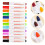 36Pcs Portable Whiteboard Eraser Pens Assorted Colors Comfortable Grip 8