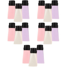 15Pièces Bouteilles Pression Liquide Portable Couleur Variée