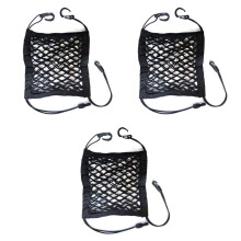 3Pièces Rangement Auto Filet Élastique