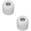 2Pièces Support Rasoir Base Métal Râtelier Brosse À 1
