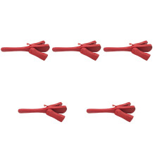 5St Castanet Flapper Speelgoed Rood Peuters Muziekinstrument