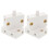 8Pcs High Sensitivity Magnetic Cabinet Light Switch White for Home Use 2