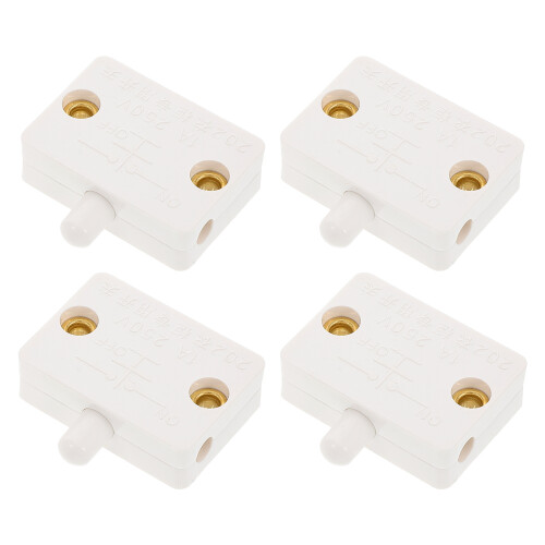 8Pcs High Sensitivity Magnetic Cabinet Light Switch White for Home Use 2