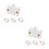8Pcs High Sensitivity Magnetic Cabinet Light Switch White for Home Use 5