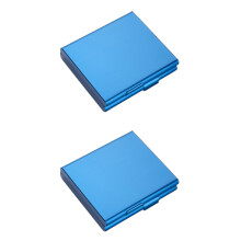 2Pièces Range-Cigarettes Solide Élégant