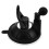 2Pcs Black Suction Cup Mount Bracket for Car Cooling Fan Easy Install 2