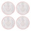 4Pcs Plastic Laminate Acupuncture Calculation Boards Multicolor Set 6