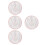 4Pcs Plastic Laminate Acupuncture Calculation Boards Multicolor Set 9