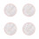 4Pcs Plastic Laminate Acupuncture Calculation Boards Multicolor Set 10