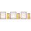 3Ensembles Raclette Impression Textile Bois Caoutchouc Coins Arrondis 1