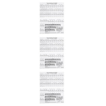 Zwarte PVC Piano Sticker Set Praktisch Beginnershulpmiddel