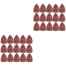 100Pièces Disques Abrasifs Auto-Adhésifs Triangulaires Marron Durable