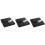 3Pièces Range-Anches Hautbois ABS Noir Protection Et Portabilité 1