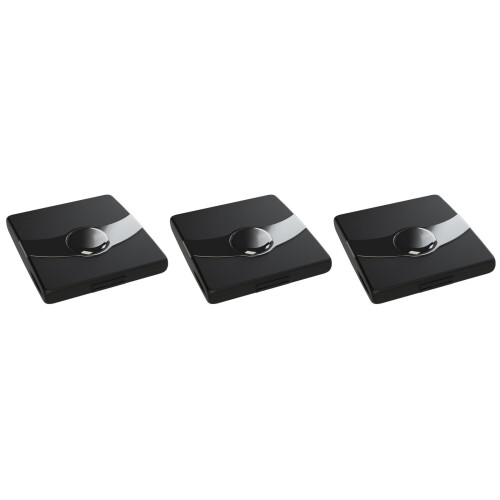 3Pièces Range-Anches Hautbois ABS Noir Protection Et Portabilité