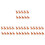 40Pcs Reusable Brown Plastic Christmas Cake Picks Cupcake Decorations 9