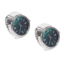 2Pièces Quartz Argent, Résistante Et Précise