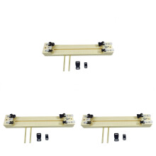 3Pièces Outil De Tricotage En Bois Beige Pour Bracelet Multifonction