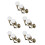 5Pcs Multi Color Curtain Tieback Holdbacks Metal Alloy Easy Install 4