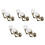 5Pcs Multi Color Curtain Tieback Holdbacks Metal Alloy Easy Install 5