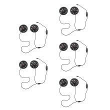 5Ensembles Ventilateur USB Pour Gilet Rafraîchissant Noir Silencieux