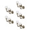 5Pcs Multi Color Curtain Tieback Holdbacks Metal Alloy Easy Install 7