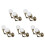5Pcs Multi Color Curtain Tieback Holdbacks Metal Alloy Easy Install 8
