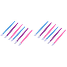 72Pièces Pousse-Cuticules Ergonomiques Plastique Durable Pour Nail Art