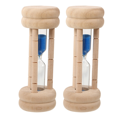 10Pcs Accurate Minute Timer Glass Sand Timer Kids Toothbrush 2